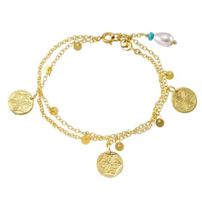 κοσμήματα made in greece από Ασημι 925 Βραχιόλι από ορείχαλκο Goddess
